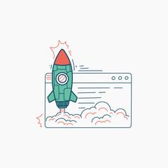 Rocket Launching from a Web Browser Window