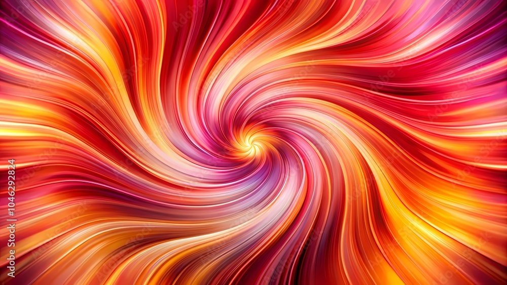 Poster the image contains a colorful swirl of red, orange, and yellow hues that create a hypnotic and dynam