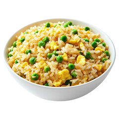 Fluffy Egg Fried Rice, a delicious blend of tender rice, scrambled eggs, and vibrant vegetables, perfect for a satisfying meal.