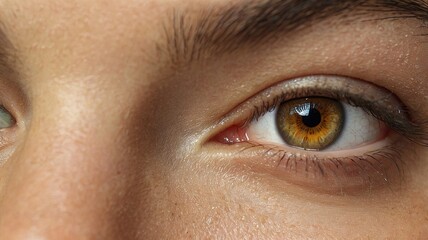 Fototapeta premium Women eye, macro photo of beautiful women eyes.