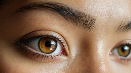 Fototapeta premium Women eye, macro photo of beautiful women eyes.