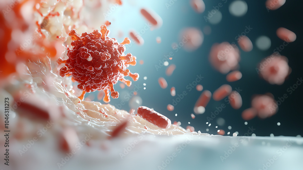 Poster exploring the complex dynamics of viral infections a detailed look at the structure and behavior of 