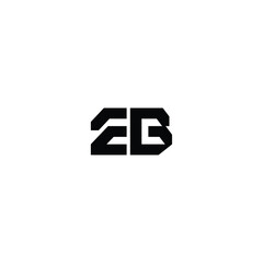 EB monogram logo design letter text name symbol monochrome logotype alphabet character simple logo