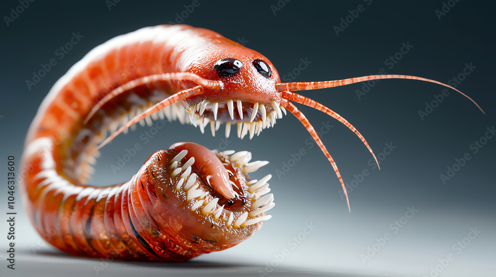 Poster exploring the fascinating world of unique marine creatures the enigmatic structure and behavior of r