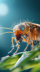 Close-up exploration of a fascinating insect discovering the intricacies of nature's smallest creatures
