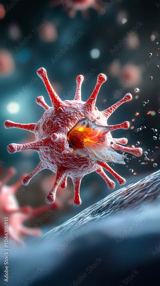 Poster exploring the intricacies of virus structure a detailed insight into microscopic pathogens and their