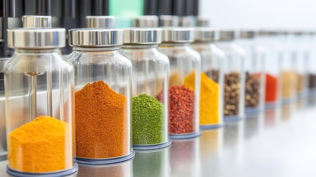 Particle size analysis of powdered spices, laser diffraction study, food chemistry