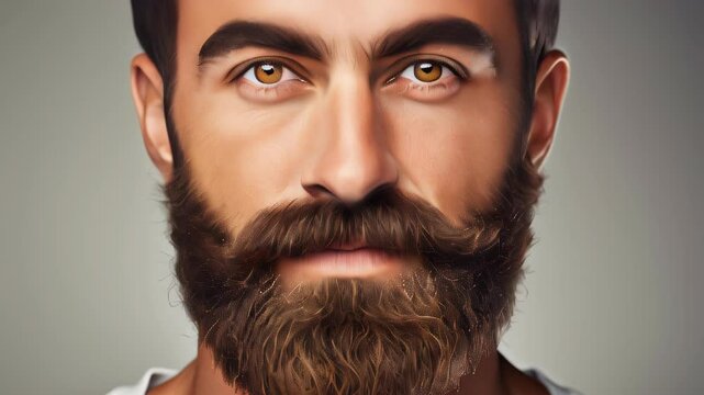 A detailed tutorial on grooming a full beard to achieve a stylish and well-maintained look