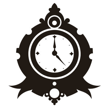 recommend clip art: Vintage Clock Retro Vintage Illustration T-shirt Design Art.