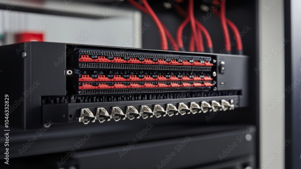 Aufkleber Modular network switch: A modular switch system that can be expanded or customized to meet specific needs, offering flexibility in growing networks.