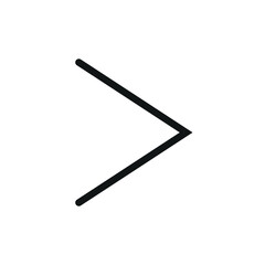 Arrow icon white background isolated image 