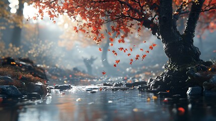 紅葉、forest