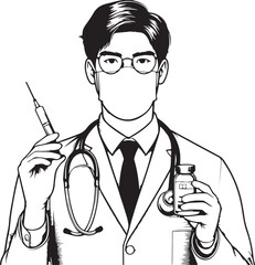 doctor with syringe