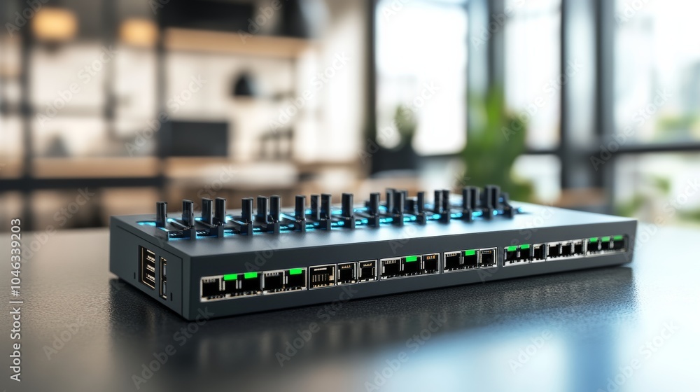 Poster network switch for small business: a network switch tailored for small business needs, offering ease