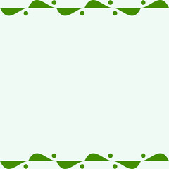 Abstract green Wave background. Dynamic shapes composition suitable for nature event.