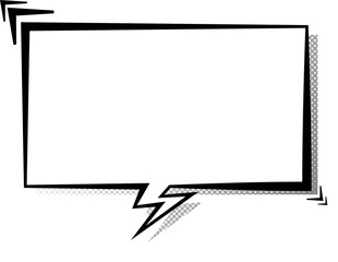 Speech bubble, cartoon, cute, comic, put words, pop, poster