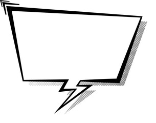 Speech bubble, cartoon, cute, comic, put words, pop, poster