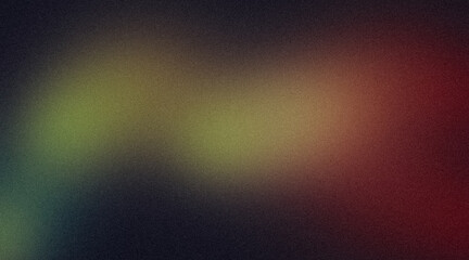 Dark green orange magenta red black colors vibrant grainy gradient color flow or color wave backdrop design. Abstract smooth colors flow soft rough, website header, cover, banner, poster