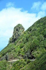 Tropical Mountains in Anaga Rural Park, Tenerife, Canary Islands