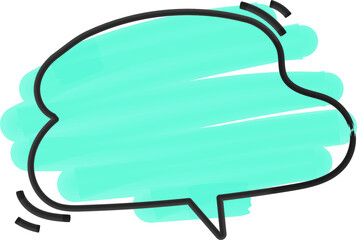 Speech bubble, cartoon, cute, pop, poster, bass,