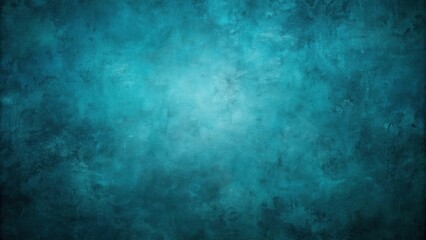 Obraz premium Abstract dark teal blue grungy backdrop with blurred texture, abstract, dark