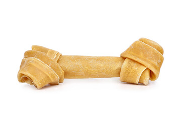 one dog bone isolated, png