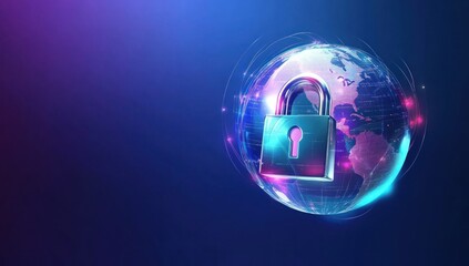 Obraz premium Global Security Concept