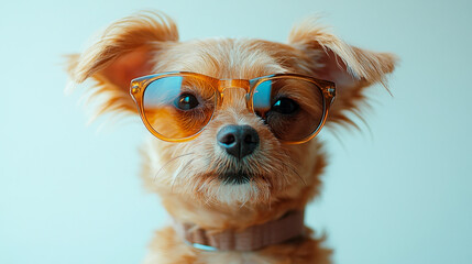 dog reading a book and relaxing