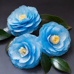 blue hydrangea flower with beautiful views