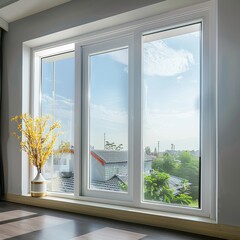 Modern and minimal house window for interior decoration 