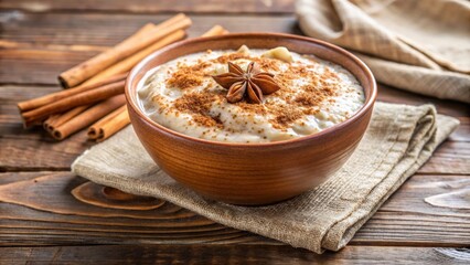 A warm bowl of creamy oatmeal topped with milk and a sprinkle of cinnamon, porridge, cereal, milk, cinnamon, breakfast