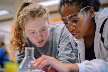 High School Science Tutoring Session for In-Person and Online Learning Services