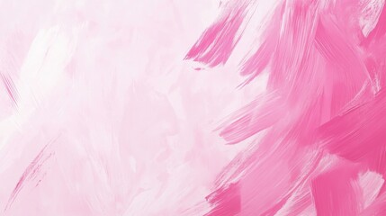 Photo of, Pink background with abstract brush strokes for design, banner template
