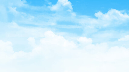 The vast blue sky and clouds sky. Cloud and Blue Sky. 