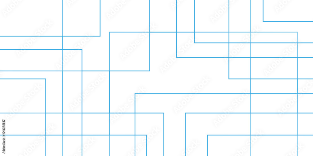 Aufkleber Abstract white blue and green vector blueprint background with modern design. Vector futuristic architecture concept with digital geometric connection lines	