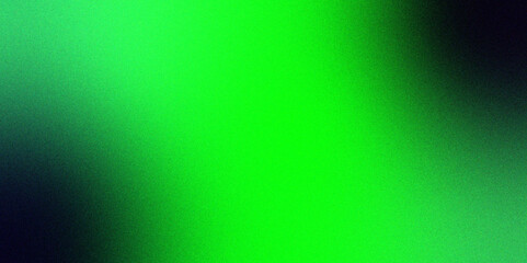 Abstract luxury gradient with Glowing green grainy texture. Textured with rough grain, noise, and bright spots. Green & Blue dark grainy gradient noise glowing texture ombre effect.