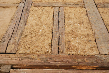 Detail an alten Fachwerkhaus