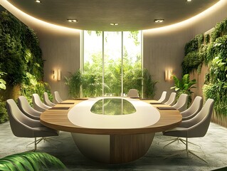 Calming and Intuitive AI Powered Corporate Negotiations and Diplomacy Conference Room