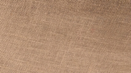 Burlap texture. Linen sackcloth textured background, close up
