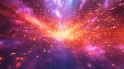 Fototapeta premium Vibrant firework explosion, with colorful sparks fading in the sky, captivating the crowd beneath in a moment of awe. fireworks sky, celebration