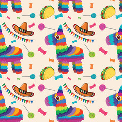 Colorful Fiesta Celebration Pattern