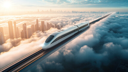 High speed trains running in the cloud in the future world