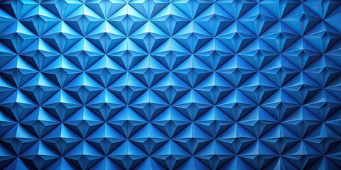 geometric blue shapes backdrop from above