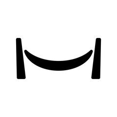 Hammock Icon Vector Symbol Design Illustration