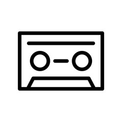 Tape Icon Vector Symbol Design Illustration