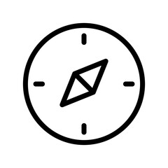 Compass Icon Vector Symbol Design Illustration