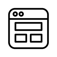 Fototapeta premium Browsing Icon Vector Symbol Design Illustration