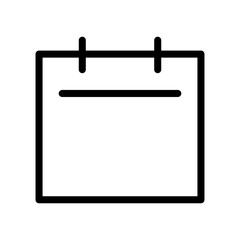 Calendar Icon Vector Symbol Design Illustration