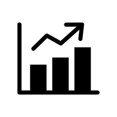 Chart Icon Vector Symbol Design Illustration