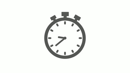 Minimalist Stopwatch Icon